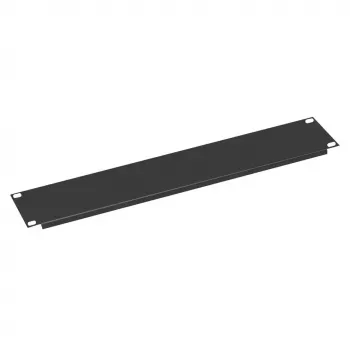 VALUE 26.99.0299 tuščias skydelis 19 inch stelažui, juodas
