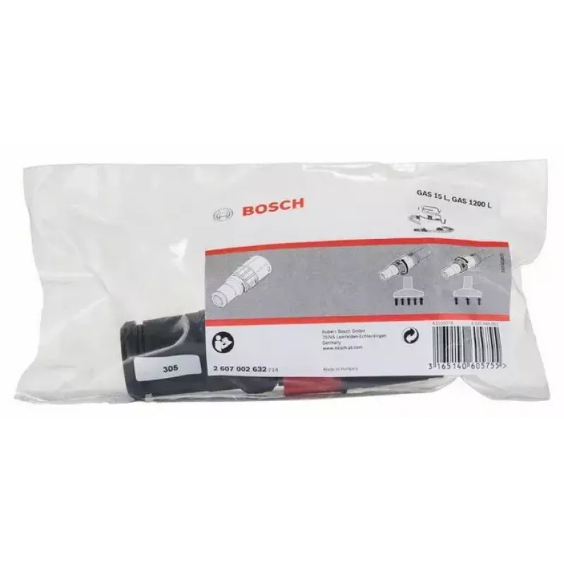 Bosch 2 607 002 632 žarnos adapteris būgniniam dulkių siurbliui