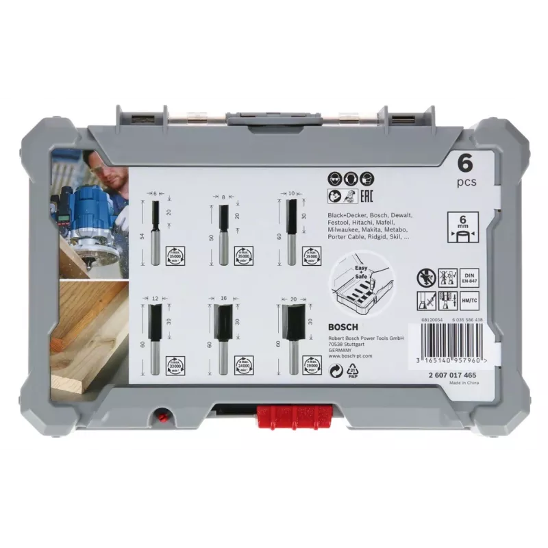 Bosch 2607017465 Bitų rinkinys 6 vnt.