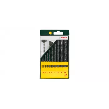 Gręžtų rinkinys Bosch 2 607 019 442 (10 vnt.) HSS-R