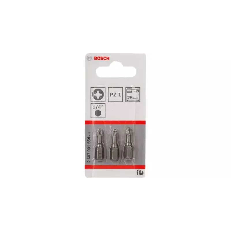 Bosch 2608522069 Gręžtuvų antgaliai (S2 plienas, 1/4 colio šešiakampis)