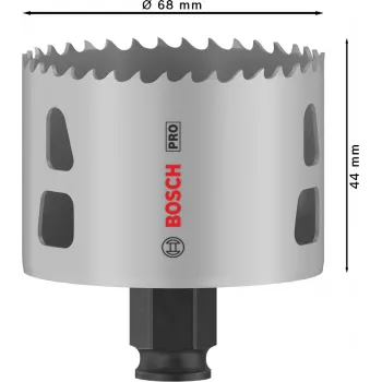 Pjūklas skylėms Bosch PRO 68 mm Progressor PC Plus – modelis 2608594398 metalui ir medžiui
