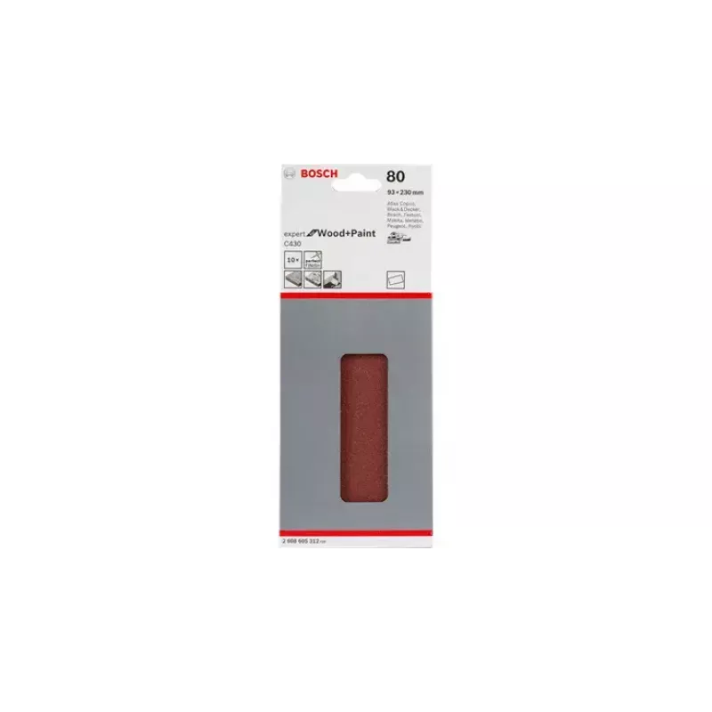 Šlifavimo lapas Bosch C430 Expert for Wood and Paint 2608605318 120 grūdėtumas
