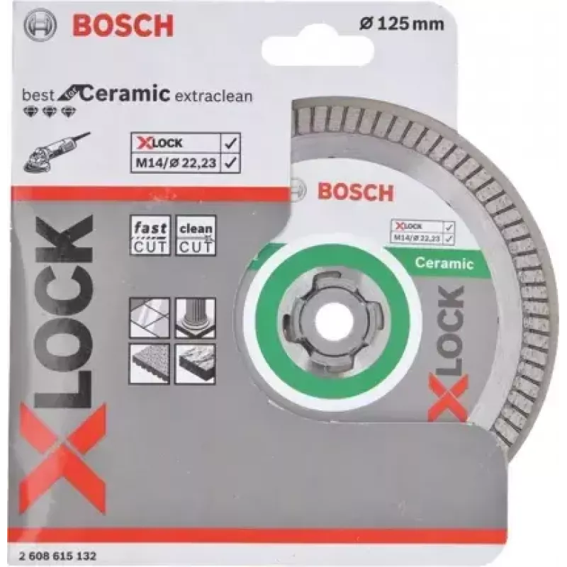 Bosch 2 608 615 132 pjovimo diskas keramikai ir porcelianui su X-LOCK