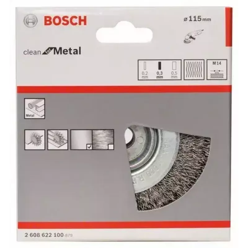 Vielinis ratas Bosch 2 608 622 100 11,5 cm Kotelio skersmuo 1,4 cm