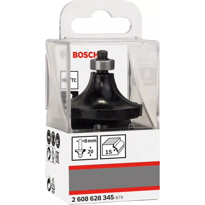 Bosch 2 608 628 345 frezos antgalis, apvalinimo freza, 1 vnt.