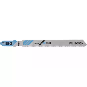 Dėlionės pjūklas Bosch T 118 G Basic Metal HSS