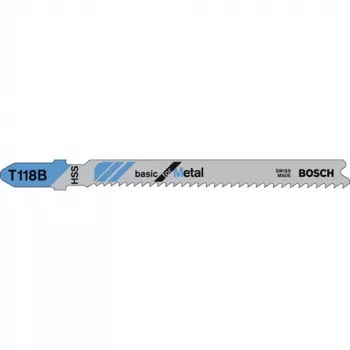 Bosch 2 608 631 673 pjūklo geležtė metalui (T 118 B, HSS, 92 mm)