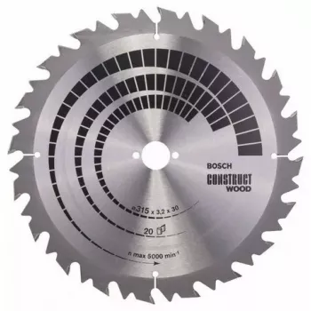 Pjūklo diskas medienai Bosch 2 608 640 701 315 mm 30 mm