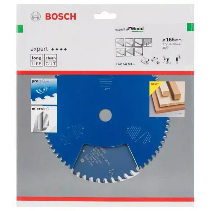 Pjūklo diskas Bosch 2608644024 16,5 cm 1 vnt.