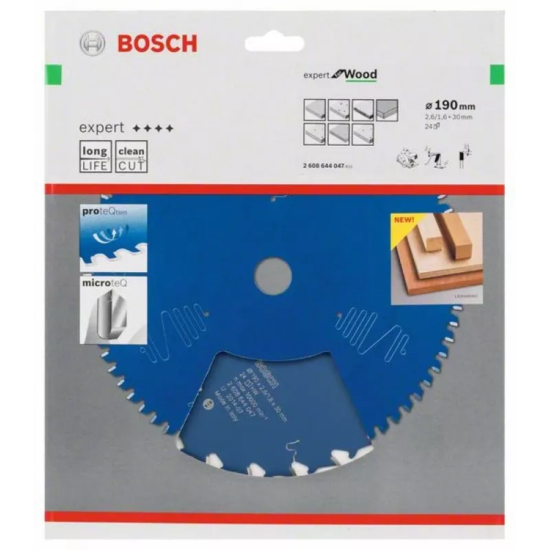 Bosch 2 608 644 047 diskinis pjūklo diskas 19 cm 1 vnt