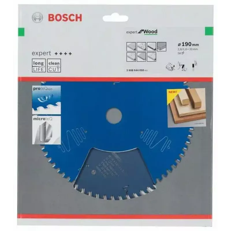 Pjūklo diskas medienai Bosch 2 608 644 050 190 mm