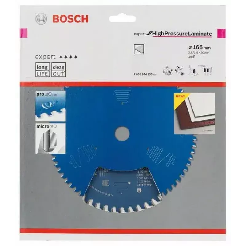 Bosch 2608644133 pjūklo diskas 16,5 cm 1 vnt