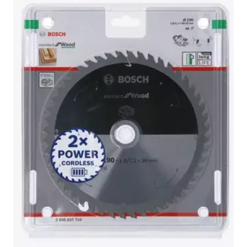 Bosch 2 608 837 710 diskinis pjūklo diskas 19 cm 1 vnt.