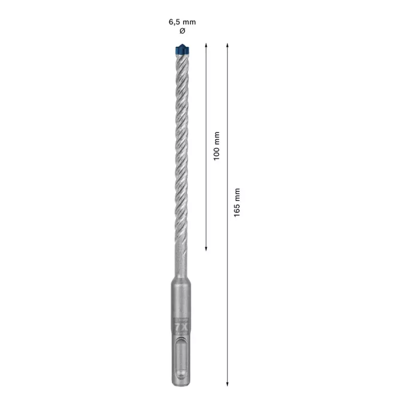 Gręžtuvas Bosch SDS plus-7X 6,5 mm 165 mm