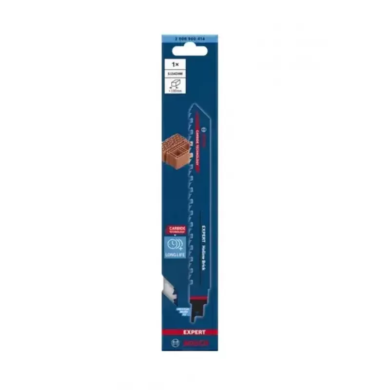 Bosch 2 608 900 414 pjūklo geležtė, skirta pjūklui su stūmokliniu mechanizmu, karbidinė, 1 vnt.