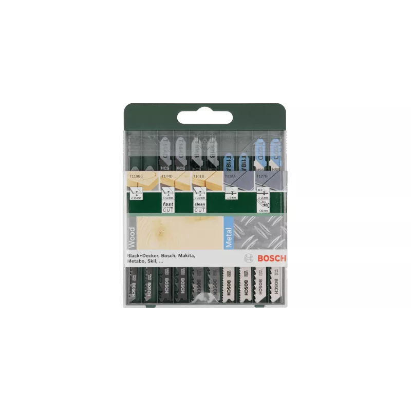 Bosch 2 609 256 746 pjūklų ašmenų rinkinys (10 vnt.)