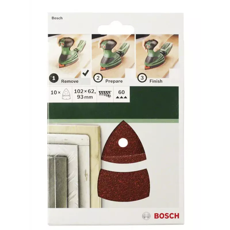 Bosch 2609256A66 Šlifavimo lakštai 10 vnt.