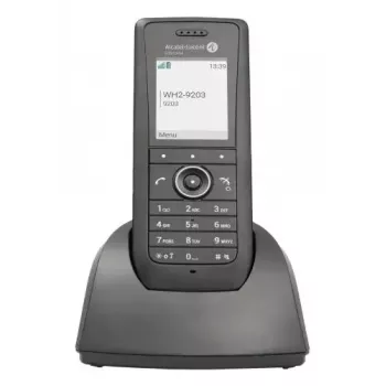 IP belaidis ragelis ALCATEL 8158s, 2 colių LCD 230×320, Wi‑Fi a/b/g/n/ac, kodekai G.711/G.729/OPUS, juodas