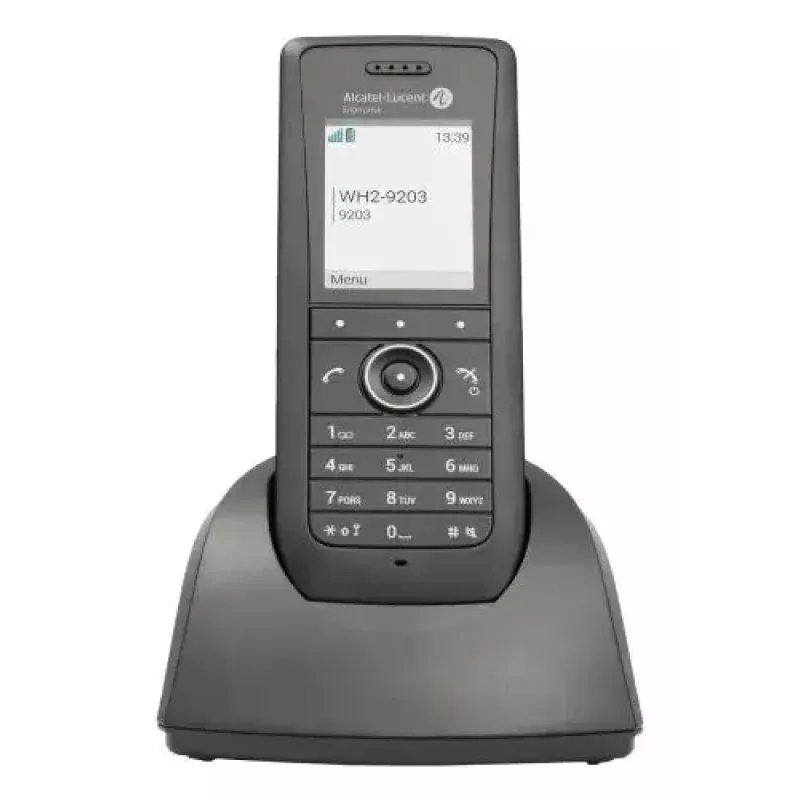 IP belaidis ragelis ALCATEL 8158s, 2 colių LCD 230×320, Wi‑Fi a/b/g/n/ac, kodekai G.711/G.729/OPUS, juodas
