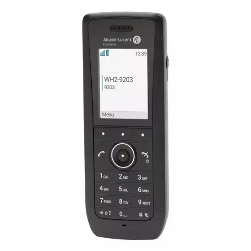 IP belaidis ragelis ALCATEL 8158s, 2 colių LCD 230×320, Wi‑Fi a/b/g/n/ac, kodekai G.711/G.729/OPUS, juodas