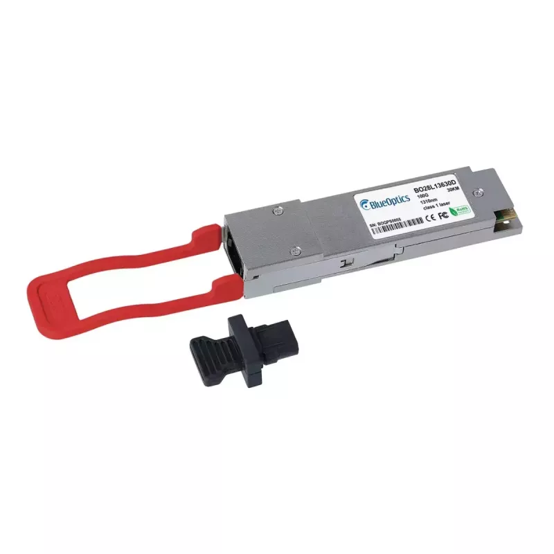 Optiminis siųstuvas-imtuvas BlueOptics 3HE11239AA-BO QSFP28 LC Aliuminis