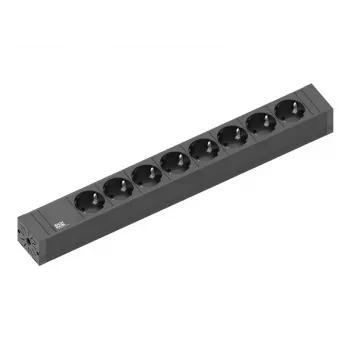 Prailginimo blokas Bachmann CONNECT LINE 420.0019 2m 8x kištukinis lizdas juodas
