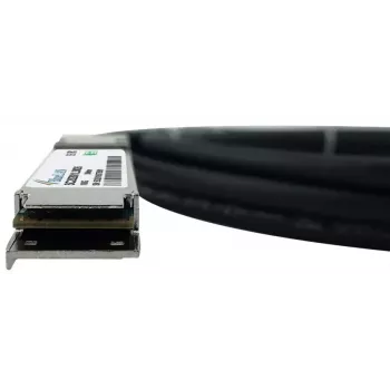 InfiniBand / šviesolaidinis kabelis BlueOptics 470-ABPY 1 m QSFP28 Juodas