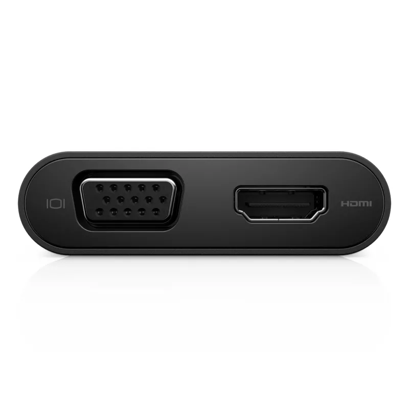 USB-C centrinis įrenginys DELL USB-C - HDMI / VGA / Ethernet / USB 3.0, juodas
