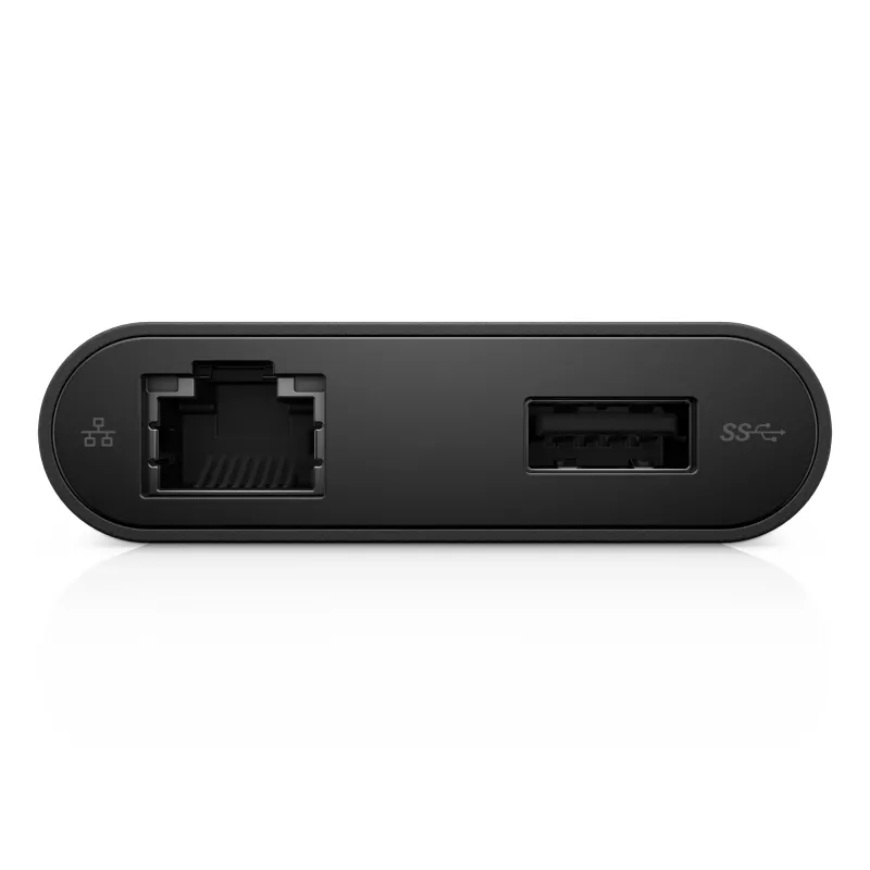 USB-C centrinis įrenginys DELL USB-C - HDMI / VGA / Ethernet / USB 3.0, juodas