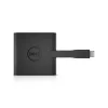 USB-C centrinis įrenginys DELL USB-C - HDMI / VGA / Ethernet / USB 3.0, juodas