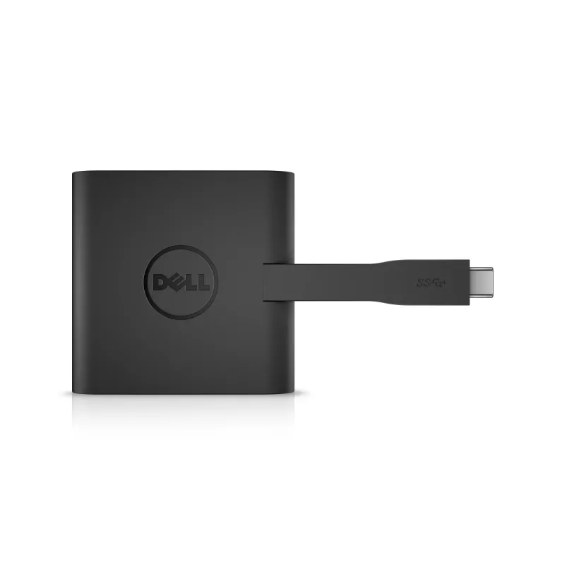 USB-C centrinis įrenginys DELL USB-C - HDMI / VGA / Ethernet / USB 3.0, juodas