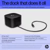 HP Thunderbolt Dock 120W G4 laidas prijungimo stotelė juoda
