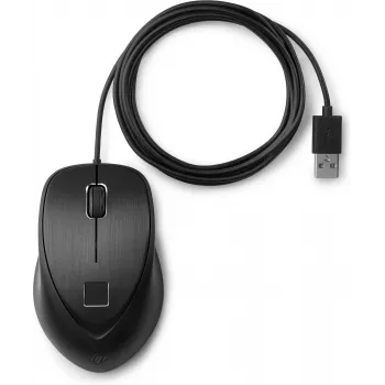 Pelė HP USB Fingerprint Mouse USB Type-A