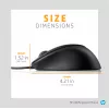 Pelė HP USB Fingerprint Mouse USB Type-A