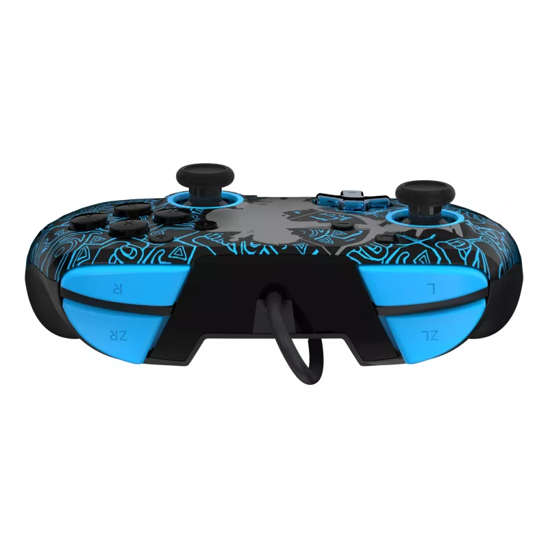 PDP Nintendo Switch Sheikah Shoot REMATCH GLOW valdiklis, žaidimų pultas, Nintendo Switch, Nintendo Switch Lite, Nintendo Switch OLED, D-pad, Home mygtukas, analoginis / skaitmeninis, laidinis, USB