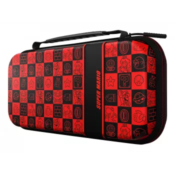 PDP Travel Case Plus GLOW Super Icon apsauginis dėklas, skirtas Nintendo Switch, Switch Lite, Switch – OLED modelis