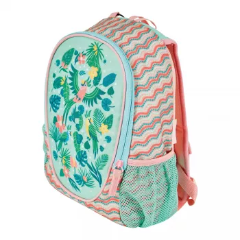 Mokyklinė kuprinė Herlitz Rookie Sweet Jungle Green Peach Polyester