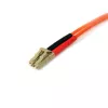 StarTech.com 10m šviesolaidinis kabelis - daugiamodis dupleksas 50/125 - LSZH šviesolaidinis trumpiklis - LC/LC