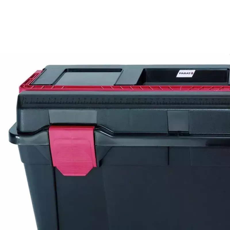 Įrankių dėžė Parat 5813000391 polipropilenas juoda raudona 580x285x290 mm
