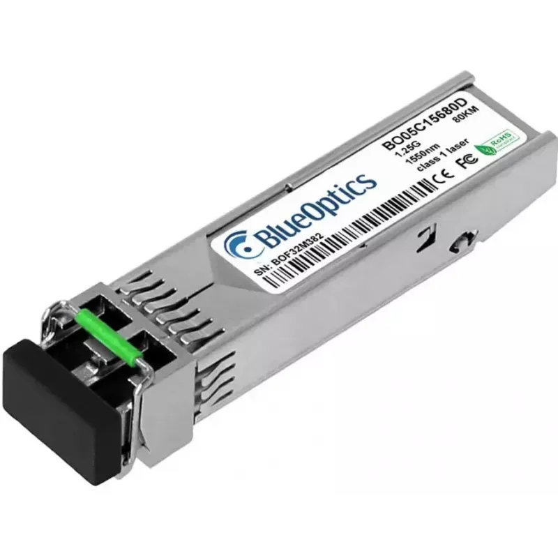 SFP skaidulinis siųstuvas-imtuvas BlueOptics 740-031468-BO 80000 m Aliuminis