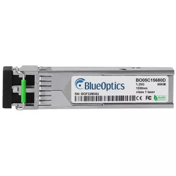 SFP skaidulinis siųstuvas-imtuvas BlueOptics 740-031468-BO 80000 m Aliuminis