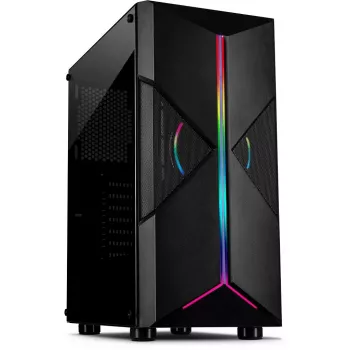 PC korpusas Inter-Tech IT-3306 CAVY Tower Black