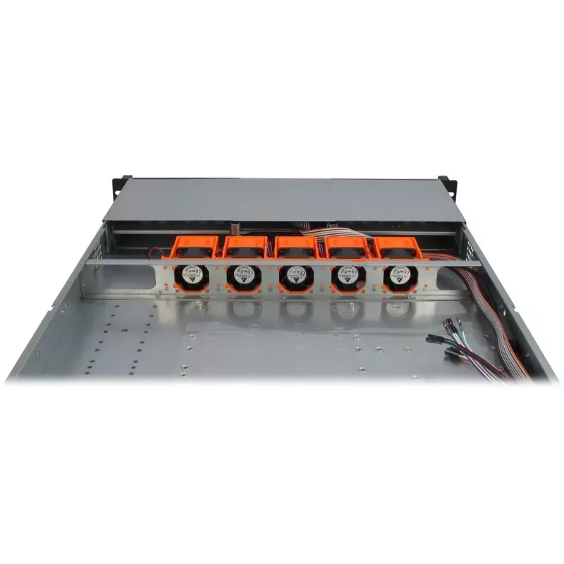Serverinis korpusas Inter-Tech 1U-10265 Rack juodas