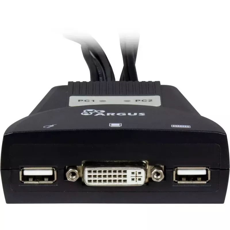 KVM jungiklis Inter-Tech KVM-LS-21DA DVI