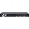 Inter-Tech AS-9108HA KVM jungiklis, montuojamas į stelažą, juodas