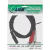 Garso kabelis 2x RCA (vyriškas) / 3,5 mm stereo (moteriška) 2 m InLine 89940C