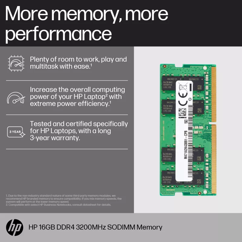HP 16GB DDR4 3200 SODIMM atminties modulis