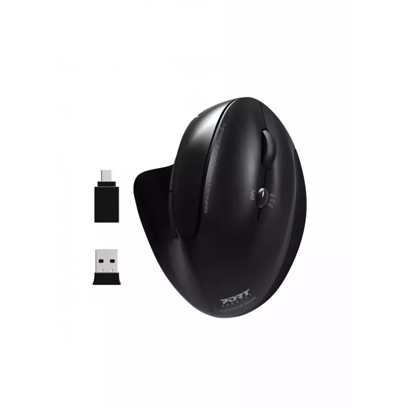 Port Designs 900706-BT belaidė pelė RF + Bluetooth, ergonomiška, dešinei rankai