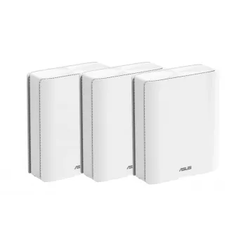 ASUS BQ16 maršrutizatorius triju juostų (2,4 GHz / 5 GHz / 6 GHz) Wi-Fi 7 (802.11be) baltas 12 vidinių antenų